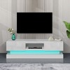 NicBex TV Stands for 65 inch TV,Modern Style Entertainment Center with LED Light ,TV Console for Living Room, Bedroom, Home - 2 of 4
