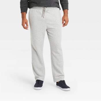 Men's Big & Tall Tapered Fleece Pants - Goodfellow & Co™ Light Gray 2XL