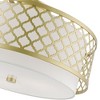 Livex Lighting Arabesque 3 - Light Semi-Flush Mount in  Soft Gold - 4 of 4
