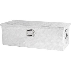 Aluminum Truck Tool Box with Lock, Waterproof Storage Box for Trailer, Garage, and Home Use – Multiple Sizes Available - 1 of 4