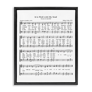 Stupell Industries Well With My Soul Sheet Music, 17" x 21" - 1 of 4