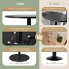 WestinTrends Playa 3-Piece Patio Adjustable Bar Table with Stackable Patio Bar Stools - 3 of 4