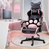 FONTOI 45" Cat/Cow/Dog Ears PU Leather Gaming ChairAdjustable Office Desk Computer Chairs for Gamers Adults Kids Swivel Recliner - 2 of 4