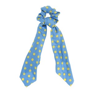 Unique Bargains Stylish Dots Ribbon Hair Elastics 1 Pc - 1 of 4