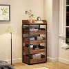 Tribesigns 5-Tier Wood Utility Storage Rack, Fruit Snack Basket Stand - image 4 of 4