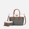 MKF Collection Brynlee Color-Block Women’s Tote Bag with Wallet by Mia K - 2 of 4
