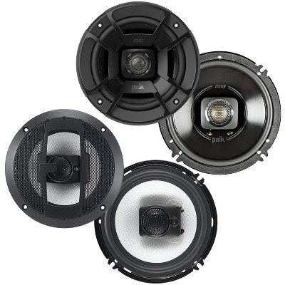 Polk Audio 6.5-Inch 300W 2 Way Speakers + Boss 6.5-Inch 300W 3 Way Speakers