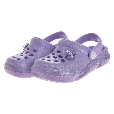 Josmo Girls' Heart Pattern Clogs. (Toddler/Little Kids)