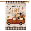 Briarwood Lane Happy Fall Pickup Truck House Flag 28" x 40" Briar - 2 of 4