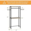 Washing Machine and Dryer Storage Rack Space Saving Clothes Airer Height Adjustable Durable Furniture Storage Rack - 2 of 4