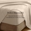 4 Pieces Queen Sateen Sheet Set,Linen - 4 of 4