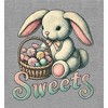 Sweets Bunny WIth Candy Basket   Boy's Crew Neck Short Sleeve Tee - 2 of 2