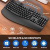 Evo Bytes Ergonomic Wireless Keyboard With Wrist Rest - 4 of 4