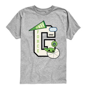 Boys' - The Mandalorian - Grogu Letterman Short Sleeve Graphic T-Shirt - 1 of 4