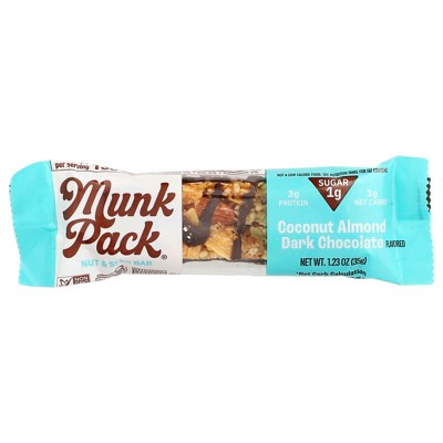 Munk Pack, Nut & Seed Bar, Coconut Almond Dark Chocolate, 1.23 oz