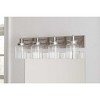 Progress Lighting Calhoun 4-Light Bath Vanity, Brushed Nickel, Clear Glass Shade - 3 of 4