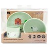 SARO “Funny Farm” Foodie Feeding Set – 3-Piece Baby Silicone Mealtime Kit with Plate, Bowl & Cup, BPA-Free Self-Feeding Set - 3 of 4