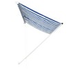 vidaXL Retractable Awning 118.1"x59.1" Blue and White - 2 of 4