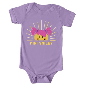 The Juniper Shop Mini Smiley Aria Sunshine Baby Short Sleeve Bodysuit - 1 of 4