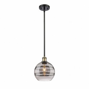 Rochester - 1 Light Stem Hung Mini Pendant In Industrial Style-9.88 Inches Tall and 8 Inches Wide - 1 of 1