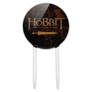 The Hobbit Battle Of The Five Armies Logo Acrylic Cake Topper - 1 of 4