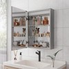 26x20” LED Bathroom Cabinet, Anti-Fog, Dimmable, Touch Switch, Recessed/Surface Mount - 2 of 4
