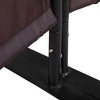 Sevobal Patio Decorative Screens, Weather-Resistant Screen with Stand, Freestanding Panel for Living Room Garden Backyard, Brown, 87.75"*28.25"*72.5" - 3 of 4
