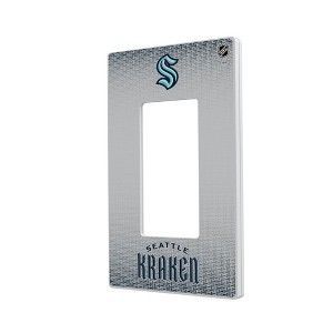 NHL Western Conference Teams Linen Hidden-Screw Light Switch Plate for Single Rocker - 1 of 4