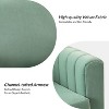 Iapygia Contemporary Tufted Wooden Upholstered Club Chair with Metal Legs for Bedroom and Living Room Club Chair| ART OF LIVING DESIGNS - 4 of 4