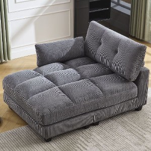 CAVINAS Sleeper Sofa Couch Bed, Oversized Chaise Lounge Chair with UPS Charging Port and Side Pocket - 1 of 4