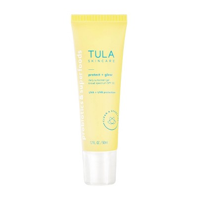 TULA Skincare Protect + Glow Daily Sunscreen Gel Broad Spectrum SPF 30 - 1.7 fl oz - Ulta Beauty