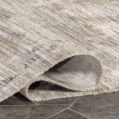 Aine Beige Geometric Machine Washable Indoor/Outdoor Rug