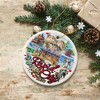 Adventurous Rapid City Christmas Ornament, South Dakota Mt. Rushmore Heritage Gift and Souvenir Circle 3 - 4 of 4