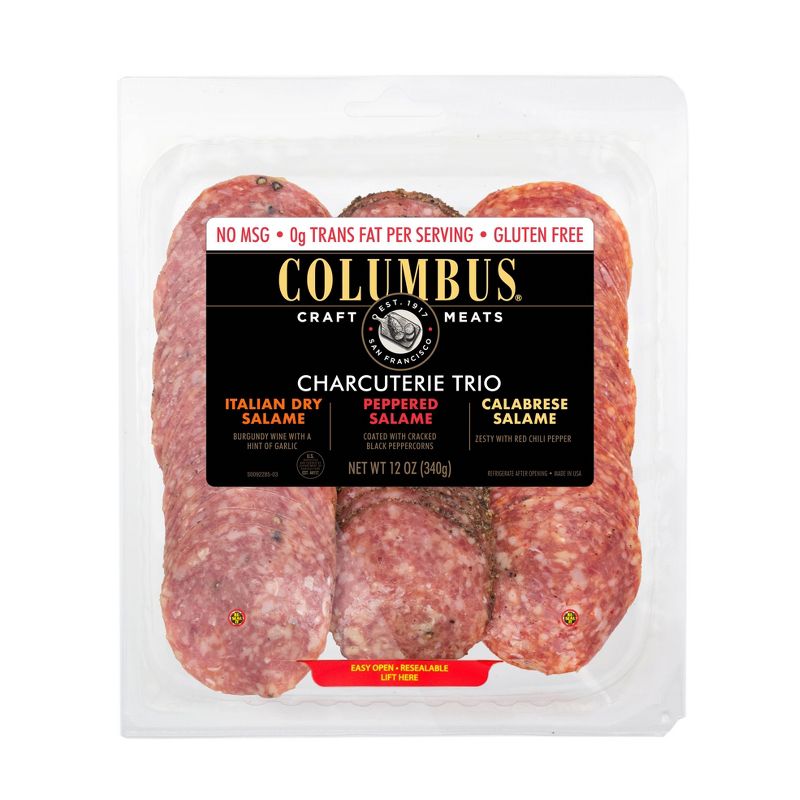 Columbus Salame Sampler Deli Meats - 12oz, 1 of 5