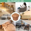 Unique Bargains Silicone Square Chair Leg Caps Floor Protectors 16 Pcs - 4 of 4