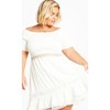 Women's Plus Size Aura Dress - ivory | CITY CHIC - image 3 of 4