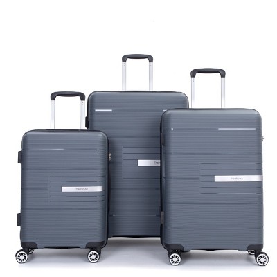 3 Piece Hardside Luggage Set with Spinner Wheels and TSA Lock for Travel, Lightweight Suitcases 20/24/28 Inch – Cuddlewood