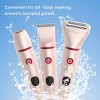Electric Bikini Trimmer for Women, 3-in-1 Rechargeable Waterproof Shaver for Face, Underarm, Legs, and Bikini Area, Painless Wet & Dry Hair Removal - 2 of 4
