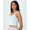 Hanes Originals Comfywear Women's Rib Crop Tank - 2 of 4