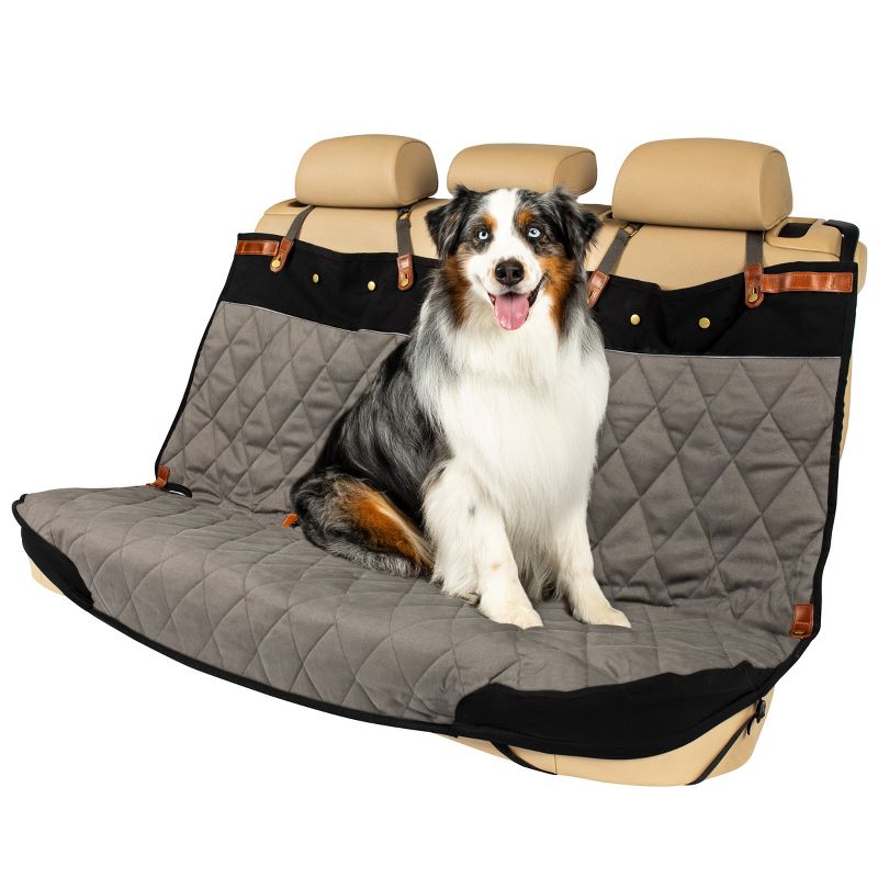 PetSafe Happy Ride Quilted Bench Cat and Dog Seat Cover - Gray, 4 of 10