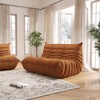 SYFERLORY Soft Beanbag Chair Set of 3£¬Fireside Bean Bag Lounger Memory Foam Chair For Home, Apartment Or Gaming Venue£¬Orange - 3 of 4