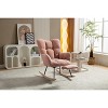 Lyngins Modern Indoor Armchair Rocking Chair without/with Adjustable Footrest,Small Accent Chair for Bedroom,Living Room - 2 of 4
