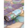 Set of 2 Fablon Floral Window Film Set Aqua Blue/Mint Green - 3 of 4