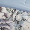 Sapphtopaz Comforter Set 8 Piece Bedding Sets Cotton Elegant Large Floral Pattern Printing Design with Tufted Pillow Quilt Set - 2 of 4