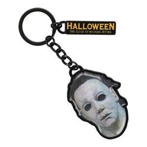 Halloween Michael Myers and Title Logo Enamel Filled Keychain - 1 of 4
