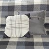 Sapphtopaz Bedding Comforter Set Quilt Set Cabin Farmhouse Style Classic Plaid Pattern Herringbone Quilt Set 6 Piece - 4 of 4