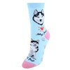 CTM Women's My Pup Crew Novelty Socks - 4 of 4