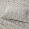 4 Pcs Ultra-Soft Novelty Printed Cotton Flannel Bedding Set, Premium Cozy Sheet Set for All Seasons, Queen / King Fitted Sheet, Flat Sheet - 4 of 4