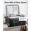 LUGGEX 28 Inch Luggage with Spinner Wheels, Expandable PC Hard Shell Checked Suitcase with Front Opening, Lightweight, Charcoal Metallic - 4 of 4