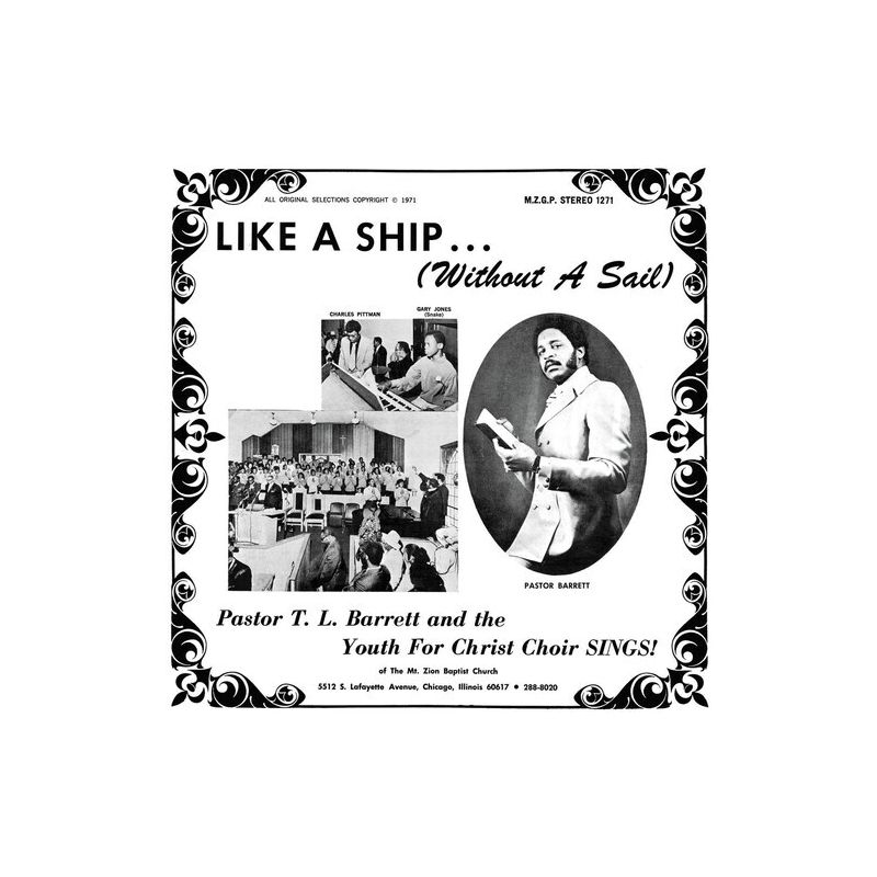 Pastor T.L. Barrett & Youth for Christ Choir - Like A Ship (without A Sail) (Vinyl), 1 of 2
